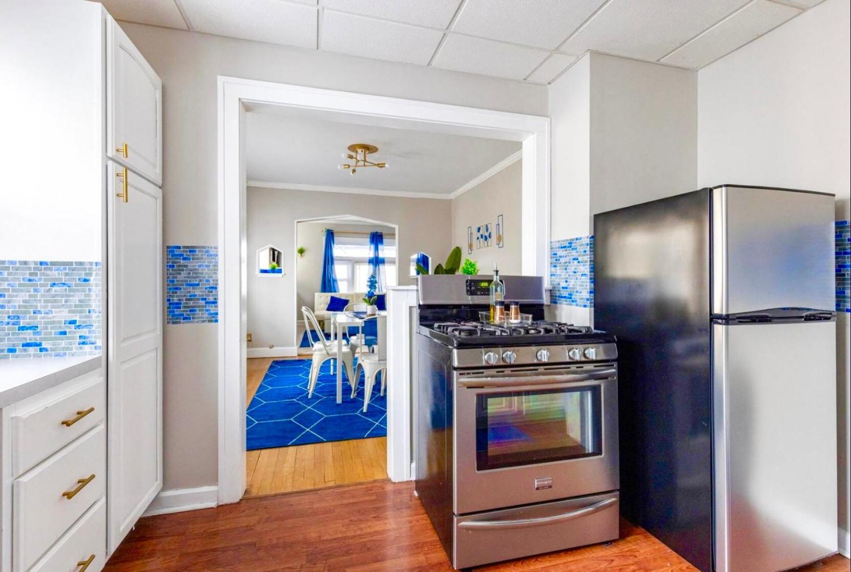 The Sapphire Haven - Your Old Brooklyn Oasis Awaits Families, Couples, Business Travelers Near Downtown With Parking, 300 Mb Wifi & Self Check-In Cleveland Luaran gambar